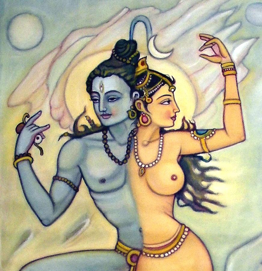 großes Bild Shiva Sati